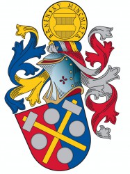 Občiansky heraldický znak so symbolikou firemnou