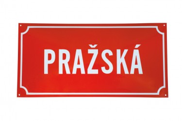 Smaltované cedule s vlastnou grafikou 