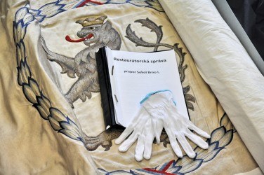Rešturovanie práporu Sokol Brno I. 