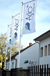 Firemné vonkajšie vlajky pre spoločnosť ASIO 