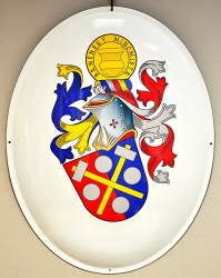 Uplatnenia osobného znaku na smaltovanom ováli
