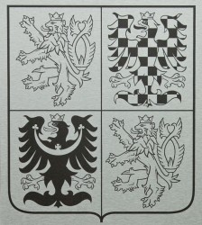 Veľký štátny znak ČR z hliníkovej dosky (dibond)