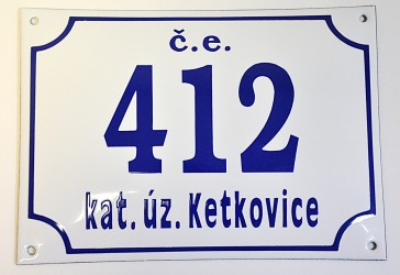Uličné tabule a domové čísla