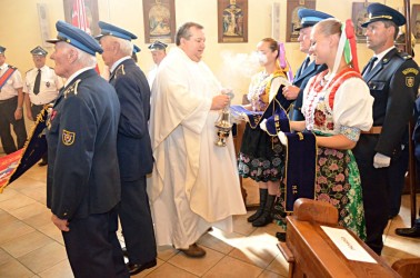 Požehnanie hasičské stuhy, DHZ Župčany.