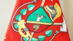 Detail výšivky praporu SDH Kozlany