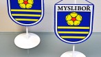 Zakázková výroba stolních vlaječek pro obec, město, městys