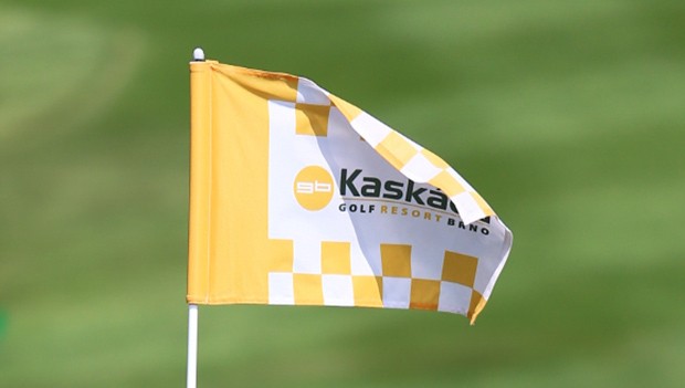 Golfové vlaječky s číslem jamky a s vaším logem